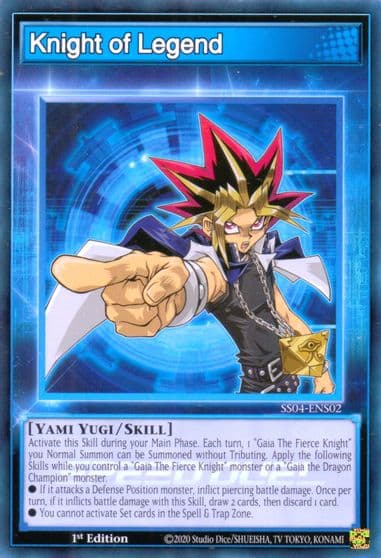 Knight of Legend Speed Duel Decks: Match of the Millennium Yu-Gi-Oh! card
