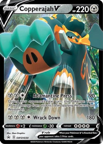 Copperajah V - SWSH030 SWSH: Sword & Shield Promo Cards Pokemon card