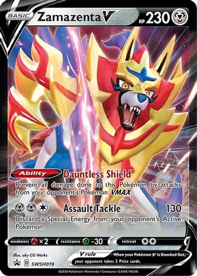 Zamazenta V - SWSH019 SWSH: Sword & Shield Promo Cards Pokemon card