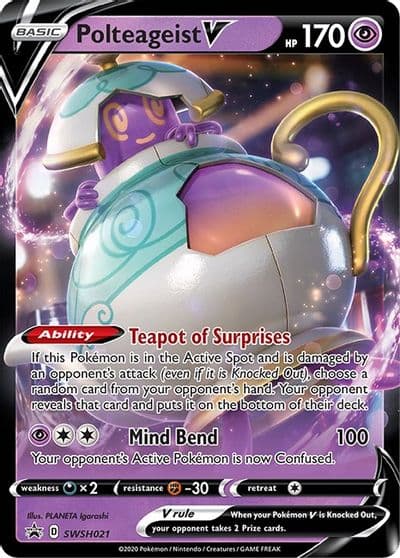 Polteageist V - SWSH021 SWSH: Sword & Shield Promo Cards Pokemon card