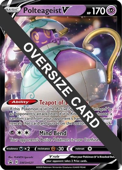 Polteageist V - SWSH021 Jumbo Cards Pokemon card