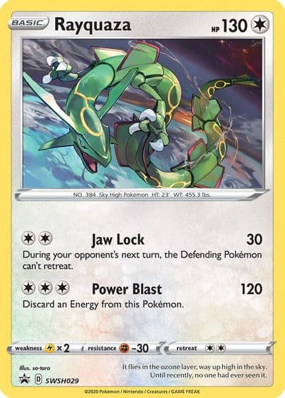 Rayquaza - SWSH029 SWSH: Sword & Shield Promo Cards Pokemon card