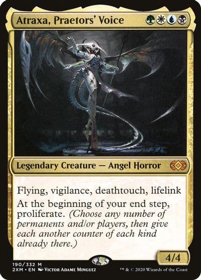 Atraxa Praetors Voice Double Masters Magic card
