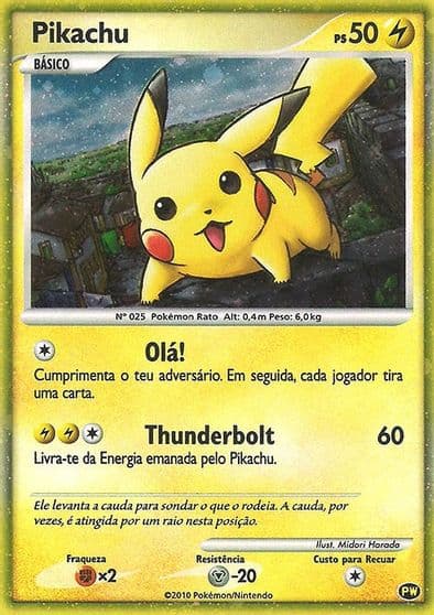 Pikachu (Portuguese) Pikachu World Collection Promos Pokemon card