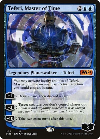 Teferi Master of Time 277 Core Set 2021 Magic card