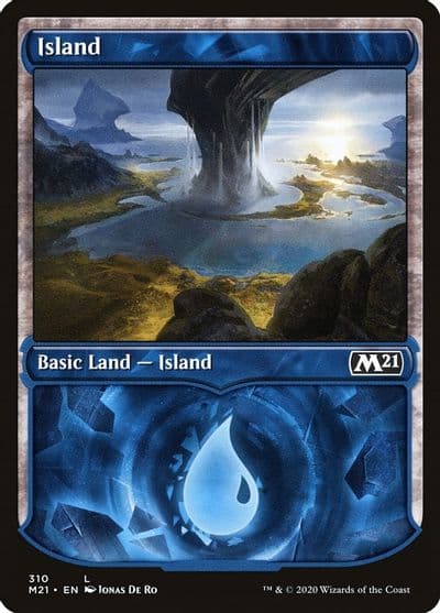 Island Showcase Core Set 2021 Magic card
