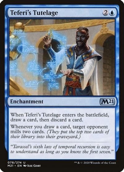 Teferis Tutelage Core Set 2021 Magic card