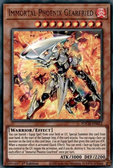 Immortal Phoenix Gearfried Toon Chaos Yu-Gi-Oh! card