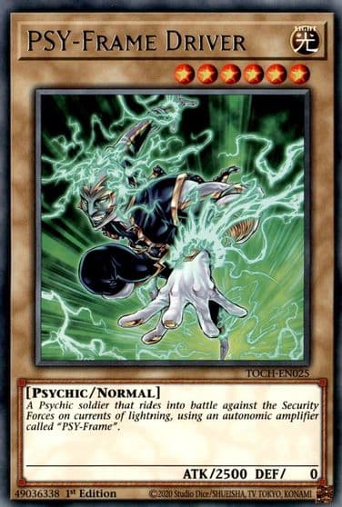 PSY Frame Driver Toon Chaos Yu-Gi-Oh! card