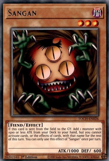 Sangan Toon Chaos Yu-Gi-Oh! card