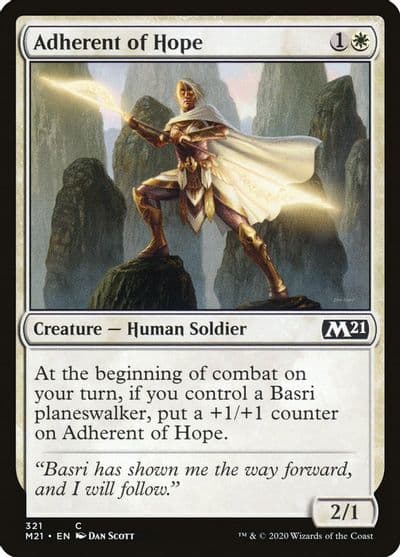 Adherent of Hope Core Set 2021 Magic card