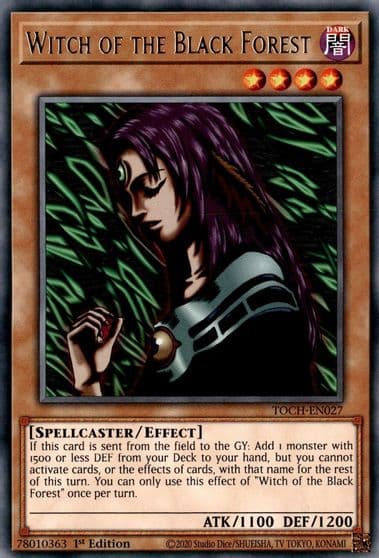 Witch of the Black Forest Toon Chaos Yu-Gi-Oh! card
