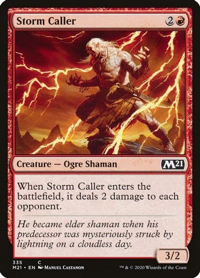 Storm Caller Core Set 2021 Magic card