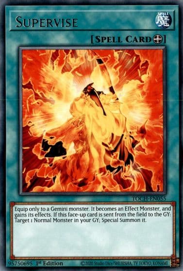 Supervise Toon Chaos Yu-Gi-Oh! card