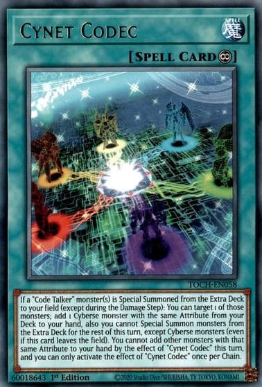 Cynet Codec Toon Chaos Yu-Gi-Oh! card