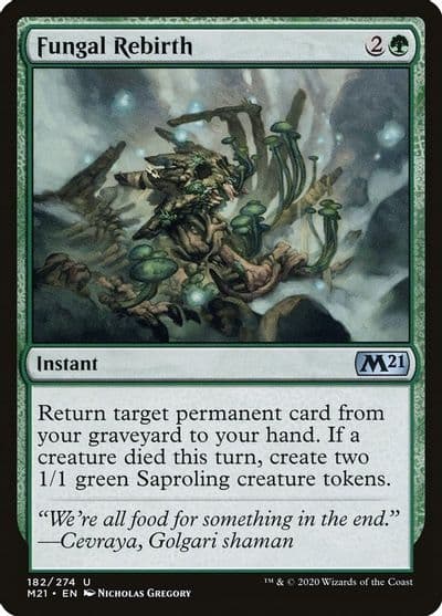 Fungal Rebirth Core Set 2021 Magic card