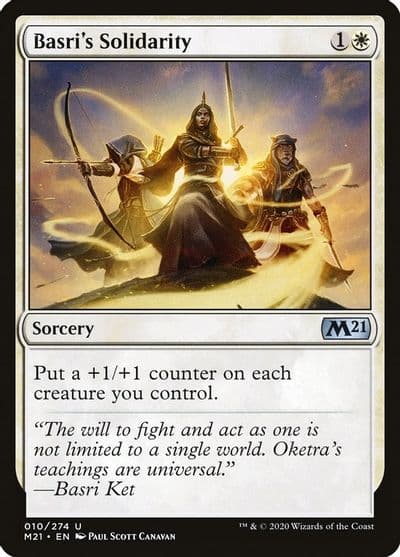 Basris Solidarity Core Set 2021 Magic card