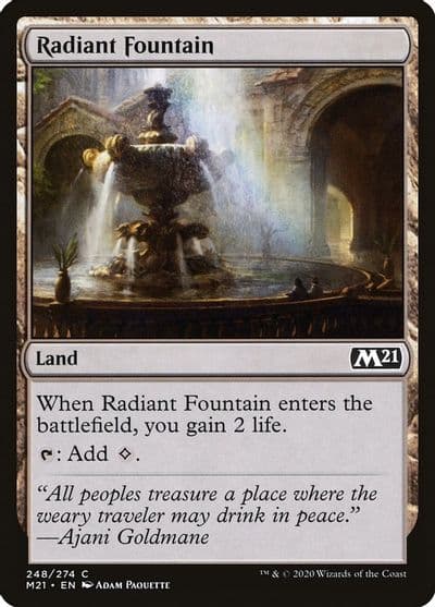 Radiant Fountain Core Set 2021 Magic card