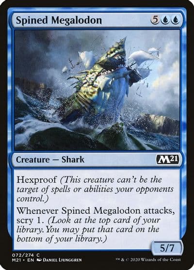 Spined Megalodon Core Set 2021 Magic card