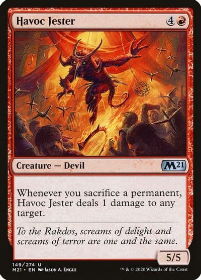 Havoc Jester Core Set 2021 Magic card