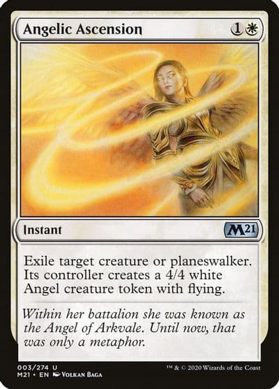 Angelic Ascension Core Set 2021 Magic card
