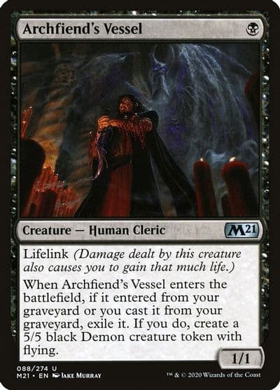 Archfiends Vessel Core Set 2021 Magic card