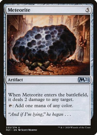 Meteorite Core Set 2021 Magic card