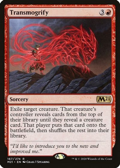 Transmogrify Core Set 2021 Magic card