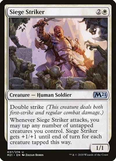 Siege Striker Core Set 2021 Magic card