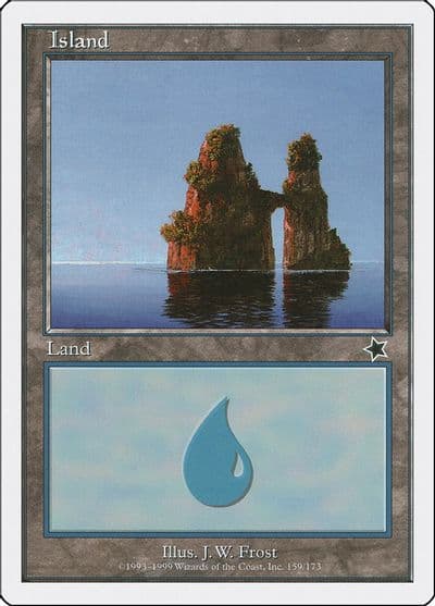 Island 159 Starter 1999 Magic card
