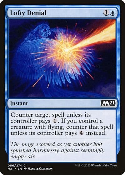 Lofty Denial Core Set 2021 Magic card