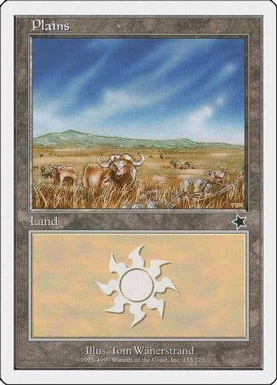Plains 155 Starter 1999 Magic card