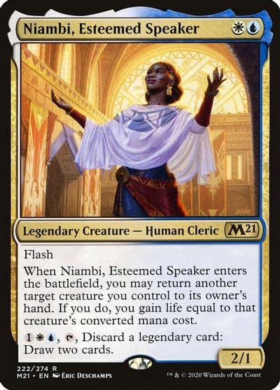 Niambi Esteemed Speaker Core Set 2021 Magic card