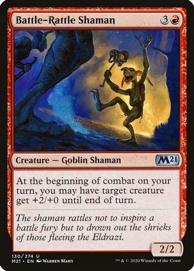 Battle Rattle Shaman Core Set 2021 Magic card