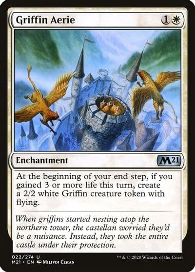 Griffin Aerie Core Set 2021 Magic card