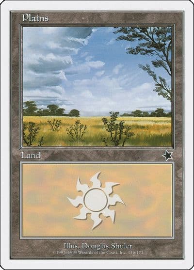 Plains 156 Starter 1999 Magic card