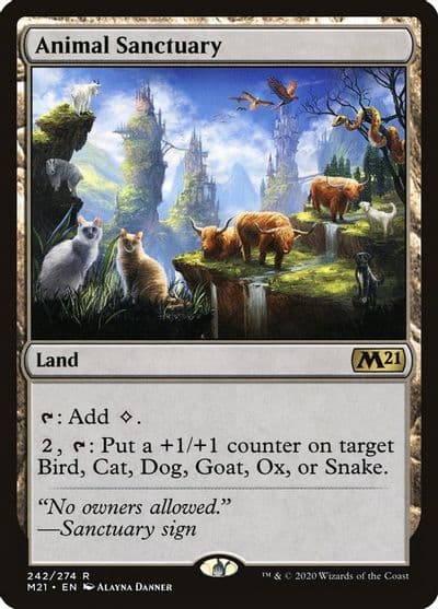 Animal Sanctuary Core Set 2021 Magic card