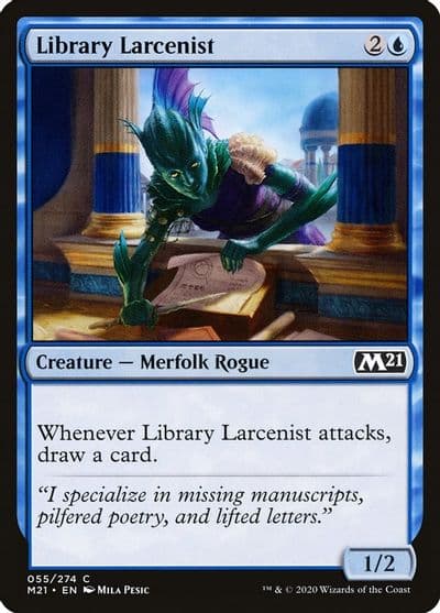 Library Larcenist Core Set 2021 Magic card