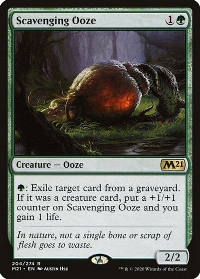Scavenging Ooze Core Set 2021 Magic card