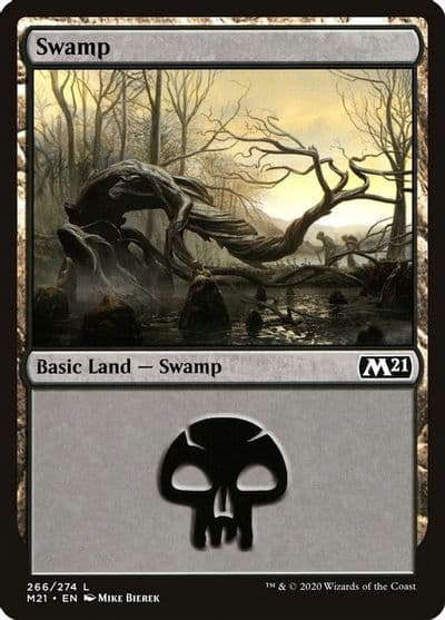 Swamp Core Set 2021 Magic card