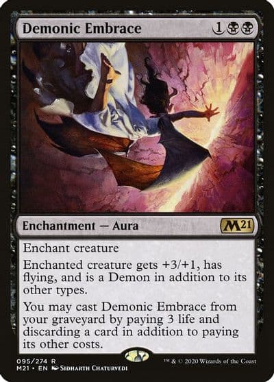 Demonic Embrace Core Set 2021 Magic card