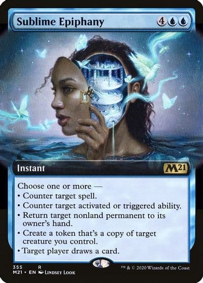 Sublime Epiphany Extended Art Core Set 2021 Magic card