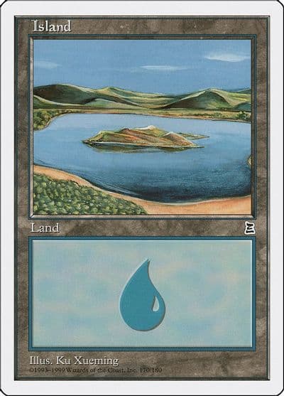 Island 170 Portal Three Kingdoms Magic card