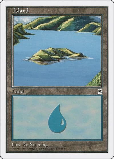 Island 171 Portal Three Kingdoms Magic card