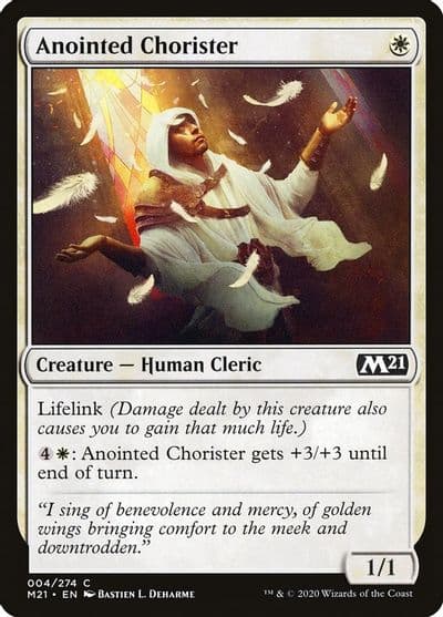 Anointed Chorister Core Set 2021 Magic card