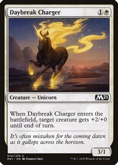 Daybreak Charger Core Set 2021 Magic card