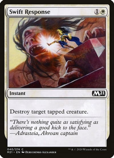 Swift Response Core Set 2021 Magic card