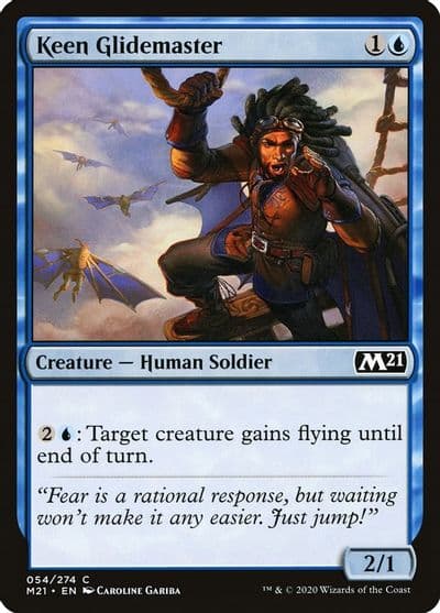 Keen Glidemaster Core Set 2021 Magic card