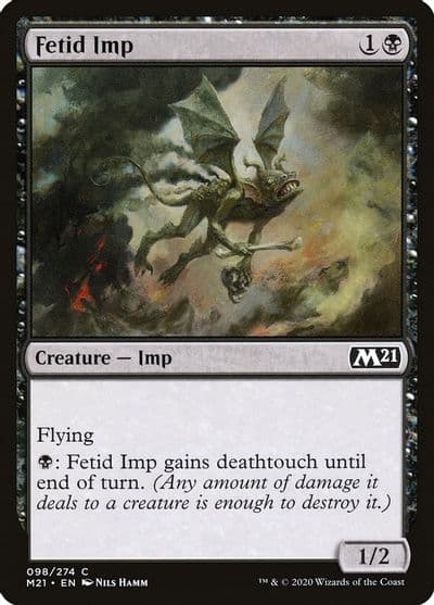 Fetid Imp Core Set 2021 Magic card