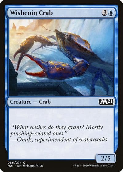 Wishcoin Crab Core Set 2021 Magic card